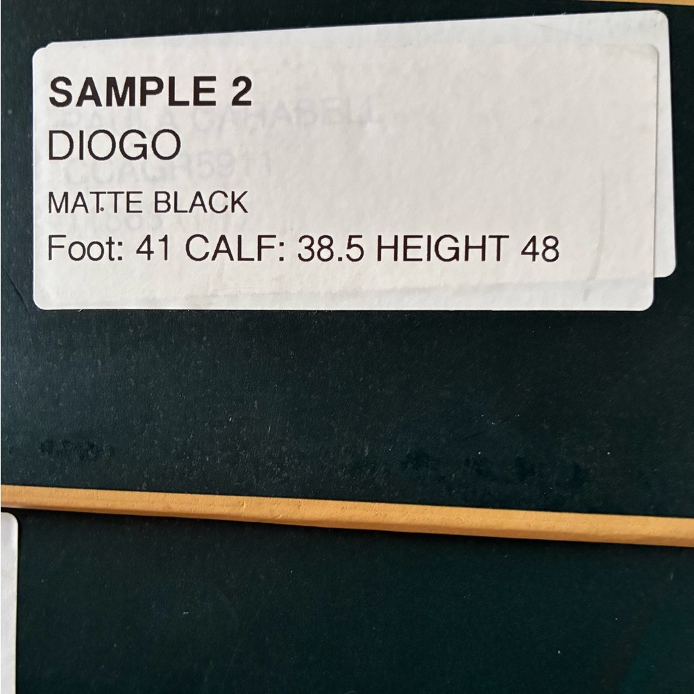 NEW in box Celeris DIOGO handmade black leather riding boots. UK 41 women - Picture 11 of 11